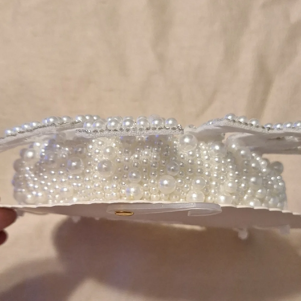 Piper K Gold Pearl Embellished Headband